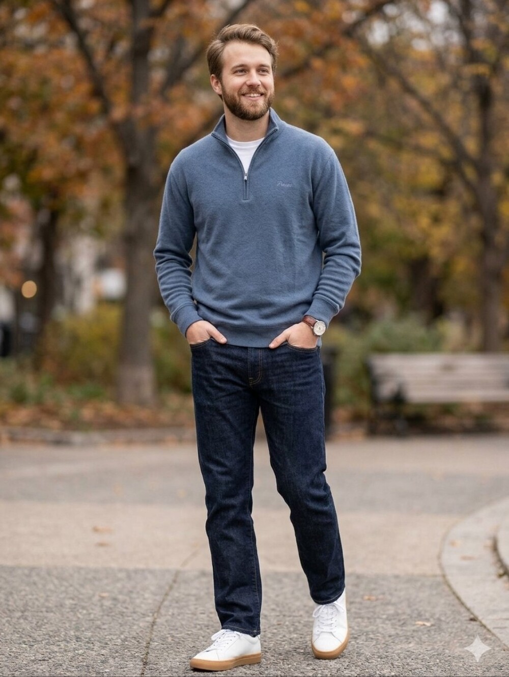 Pacas Men's 1/4 Zip Knit Sweater 55% Baby Alpaca, 24% Polyamide, 21% Merino Wool
